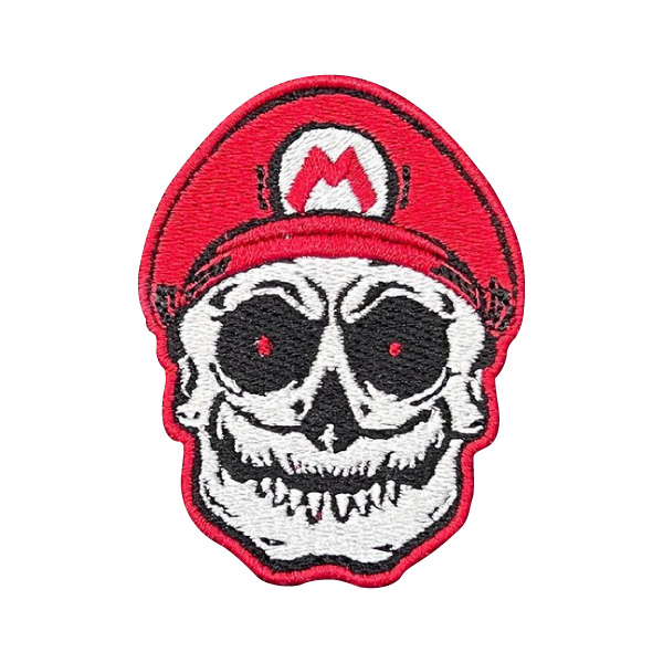 parche Mario Skull termo adhesivo