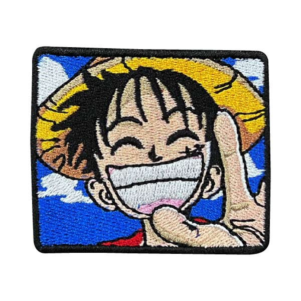 Parche Moneky D. Luffy termo adhesivo elaborado con los mejores materiales textiles